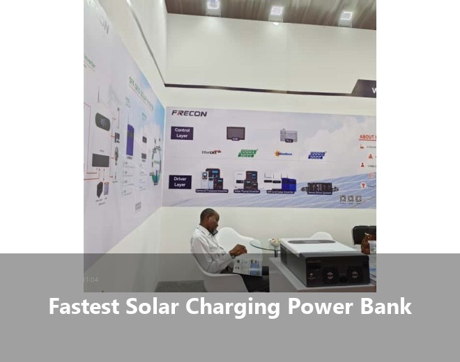 Fastest Solar Charging Power Bank